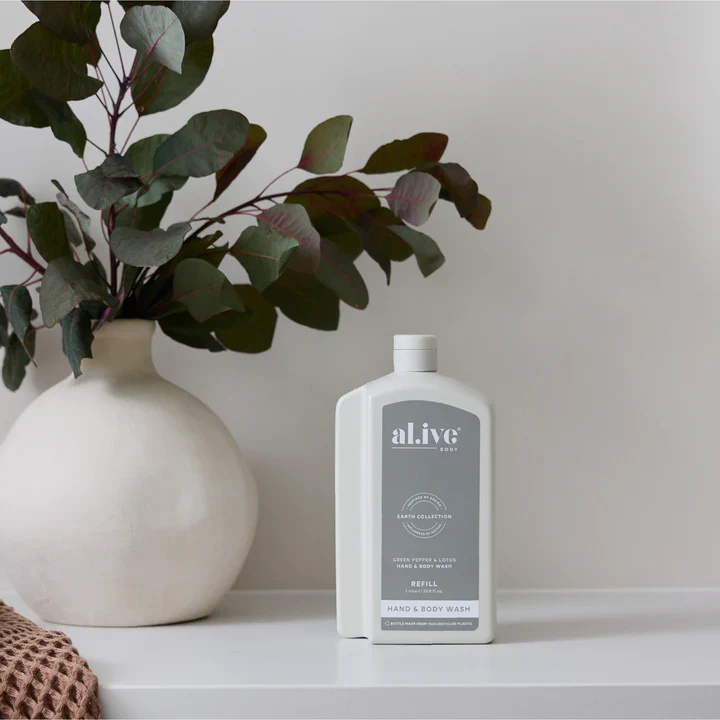 Al.ive Body - 1L Wash Refill - Green Pepper & Lotus