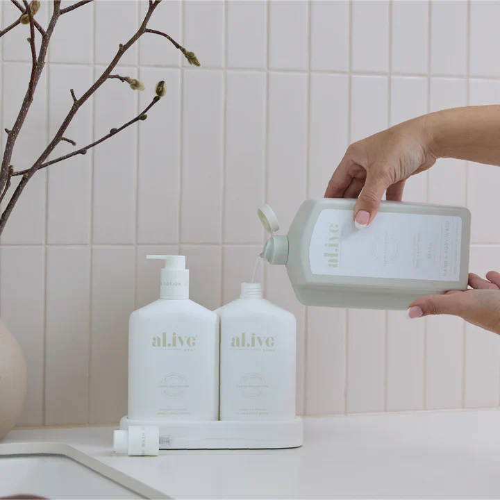Al.ive Body - 1L Wash Refill - Mango & Lychee - Image 2