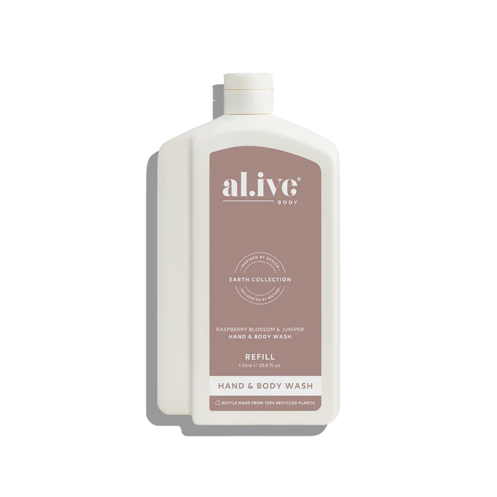 Al.ive Body - 1L Wash Refill - Raspberry Blossom & Juniper - Image 3