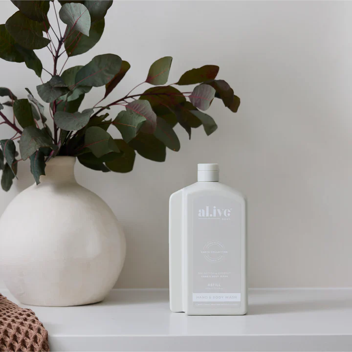 Al.ive Body - 1L Wash Refill - Sea Cotton & Coconut