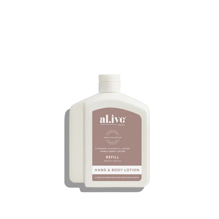 Al.ive Body - 650ml Lotion Refill - Raspberry Blossom & Juniper - Image 3