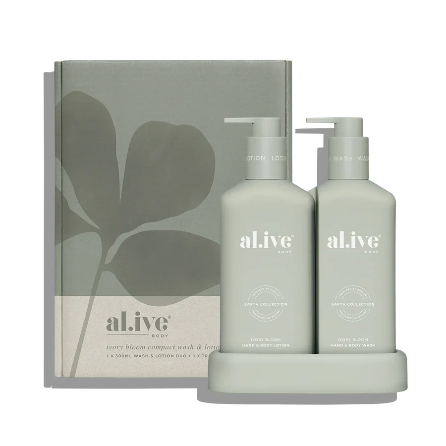 Al.ive Body - Compact Bathroom Duo Wash + Lotion - Ivory Bloom - Image 4