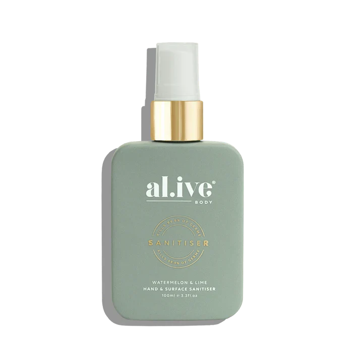 Al.ive Body - Hand & Surface Sanitiser Spray - Watermelon & Lime - Image 3