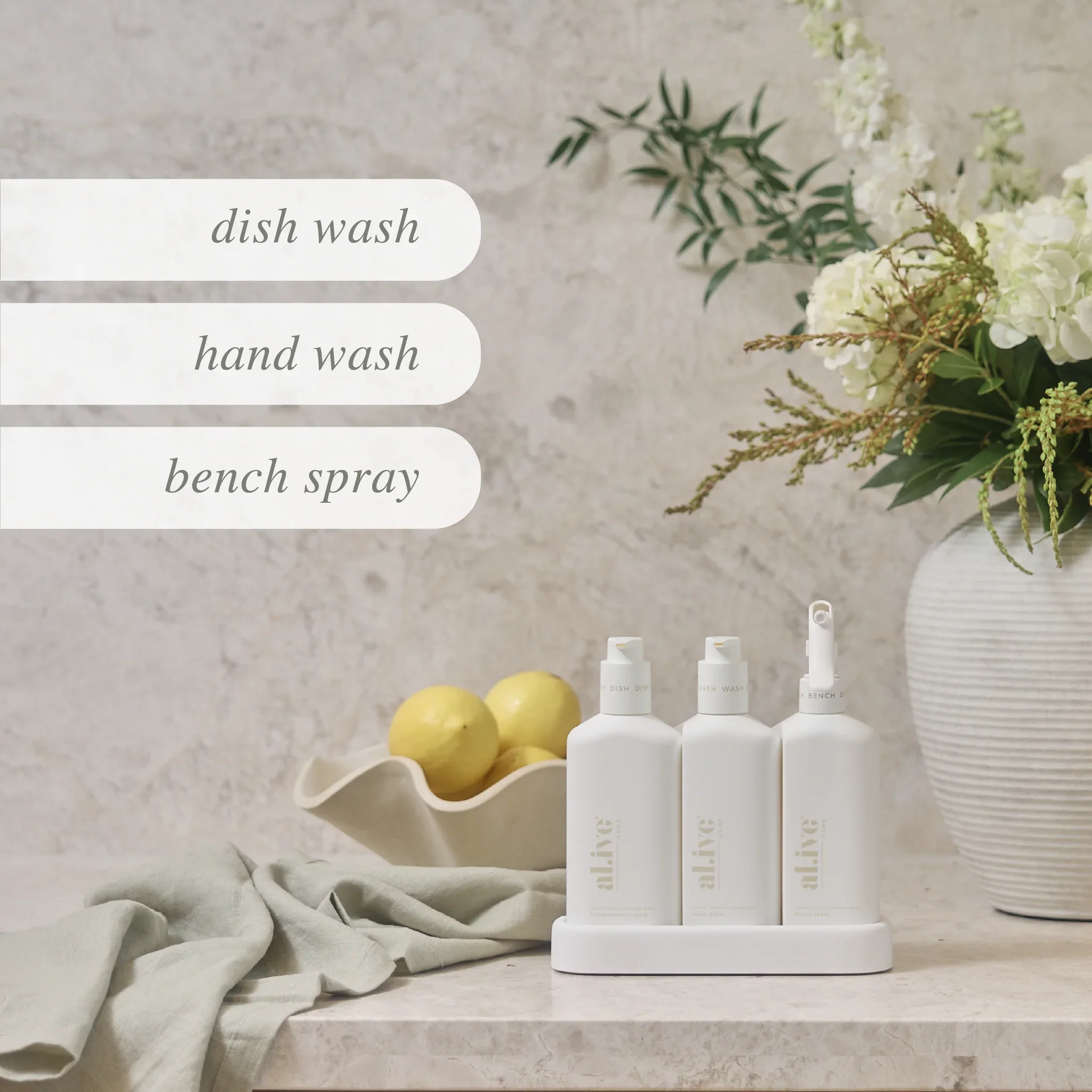 Al.ive Body - KITCHEN TRIO - LEMON MYRTLE & HONEYDEW - Image 2