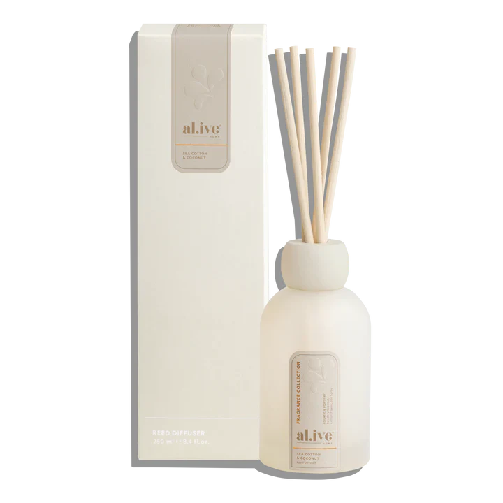 Al.ive Body - Reed Diffuser - Sea Cotton & Coconut - Image 3