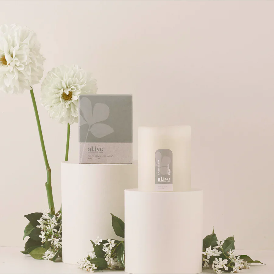 Al.ive Body - Soy Candle - Ivory Bloom
