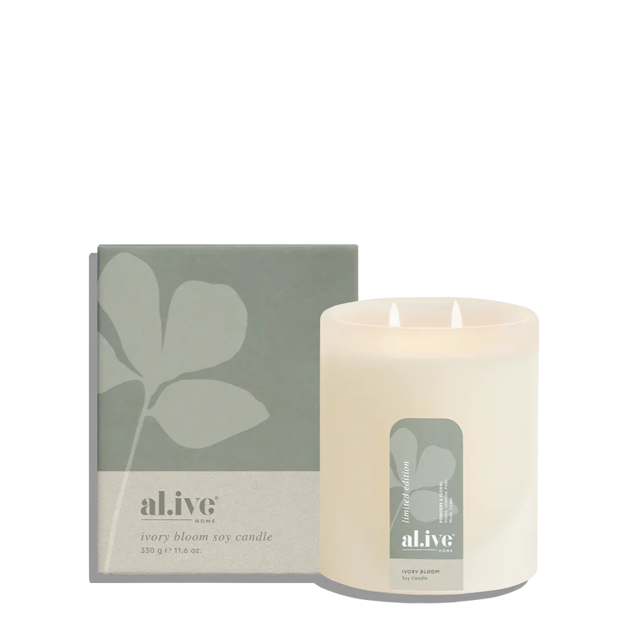 Al.ive Body - Soy Candle - Ivory Bloom - Image 5