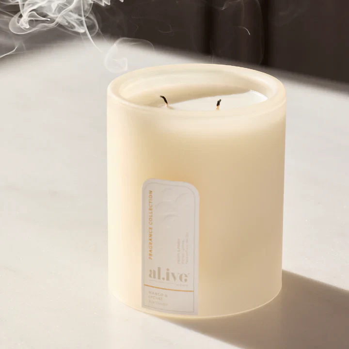 Al.ive Body - Soy Candle - Mango & Lychee - Image 3
