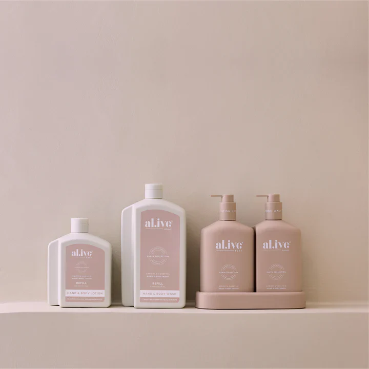 Al.ive Body - Wash Refill - Apricot & Sweet Fig - 1L - Image 4