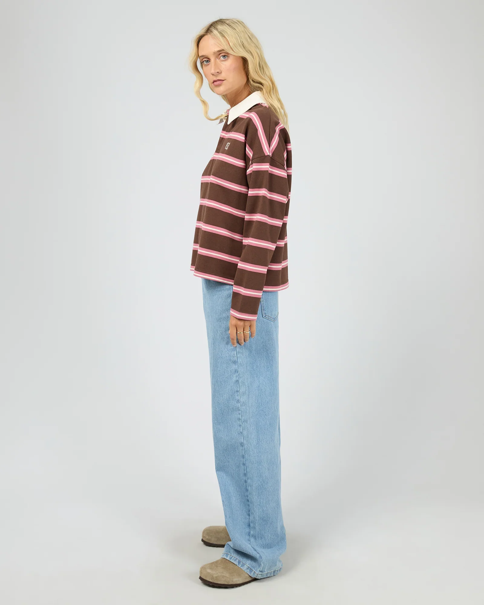 All About Eve - Avery Rugby Top - Brown - Image 5