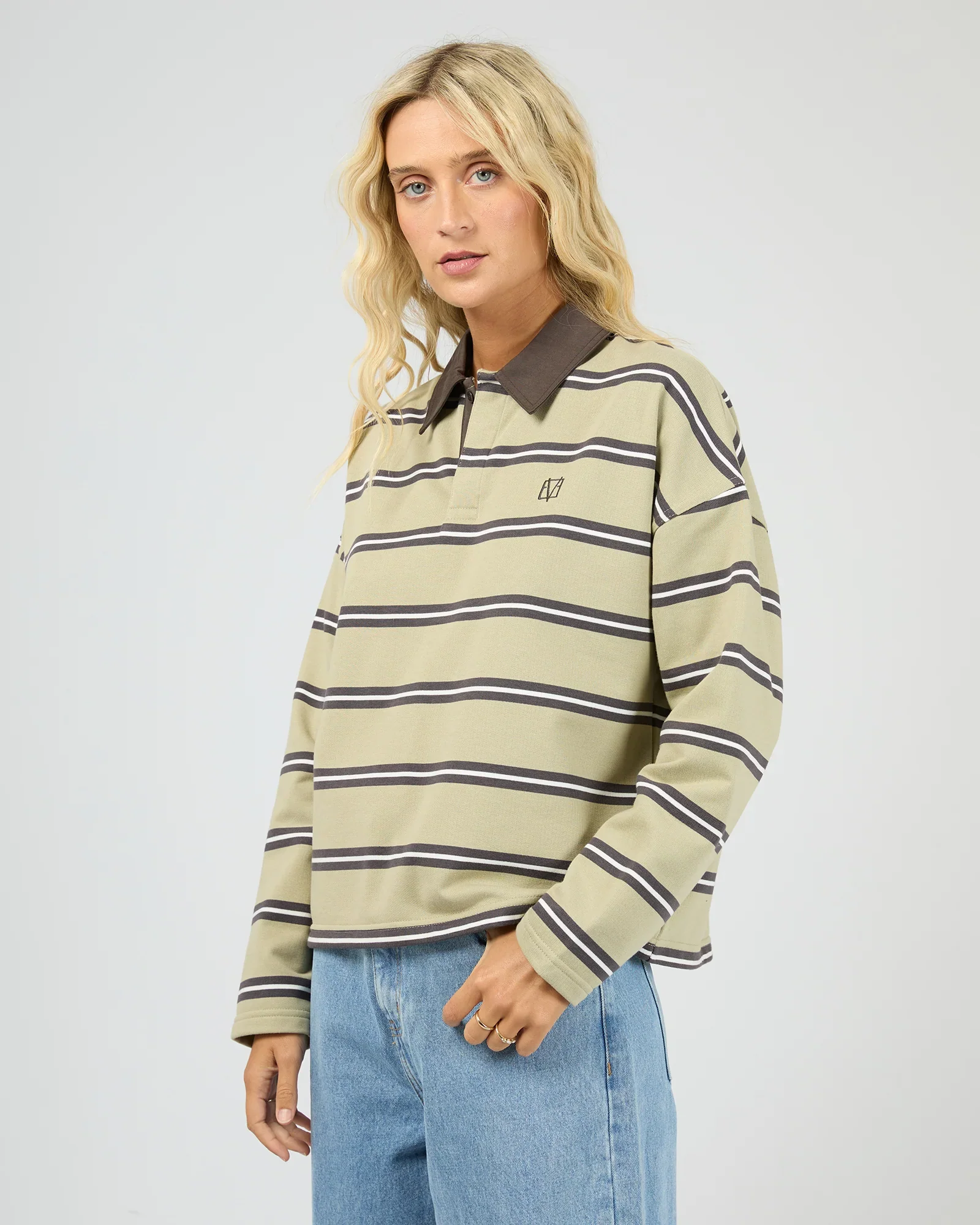 All About Eve - Avery Rugby Top - Khaki