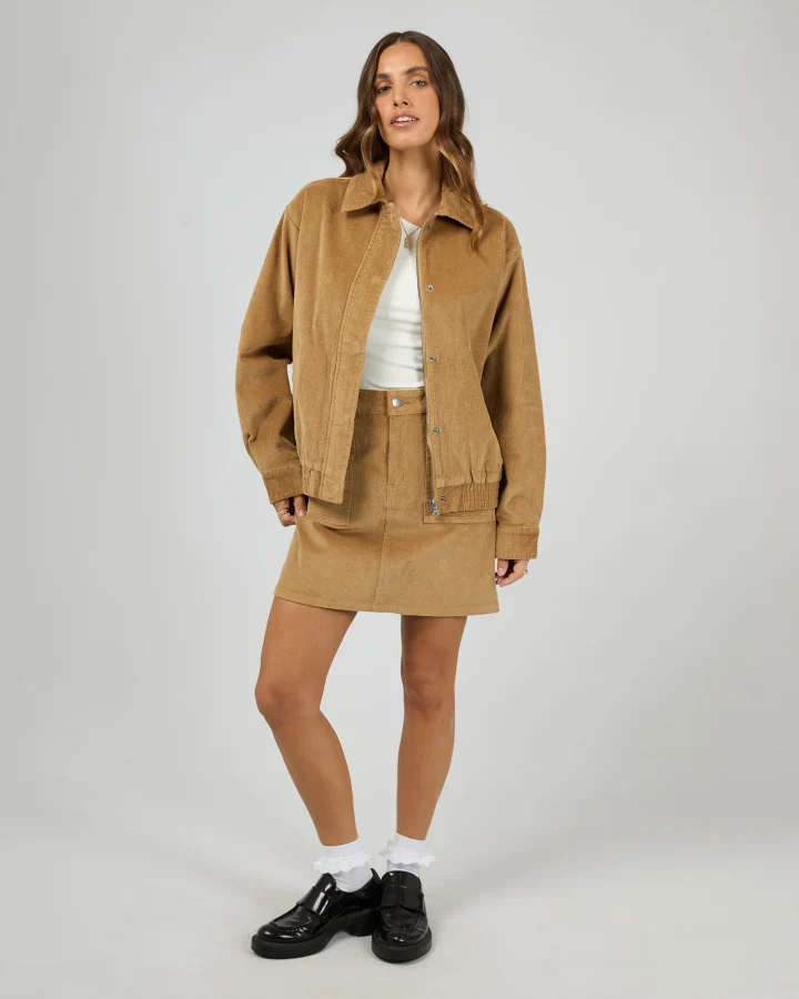 All About Eve - Bambi Cord Bomber - Tan