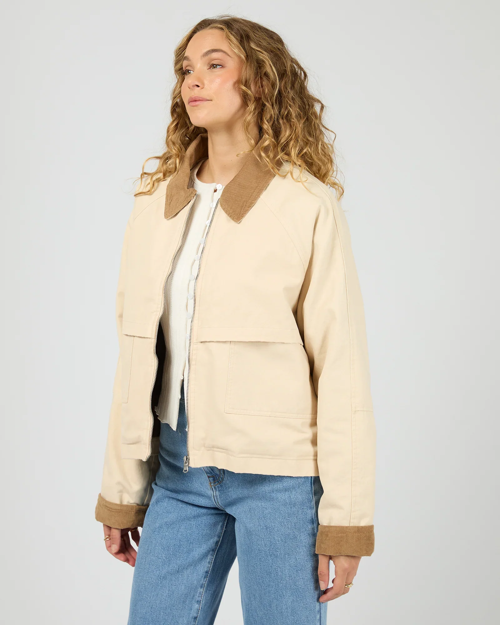 All About Eve - Chicago Jacket - Vanilla - Image 3