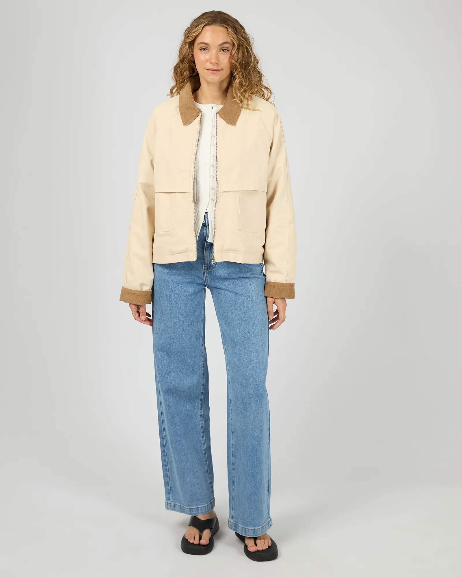 All About Eve - Chicago Jacket - Vanilla - Image 6