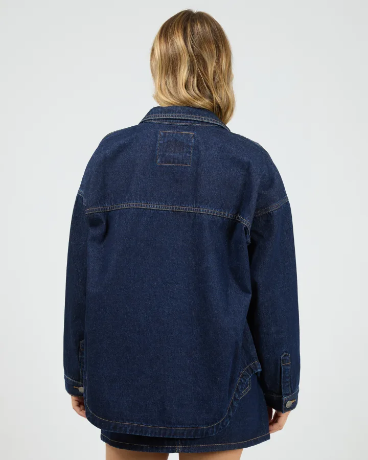 All About Eve - Dale Shacket - Indigo - Image 5