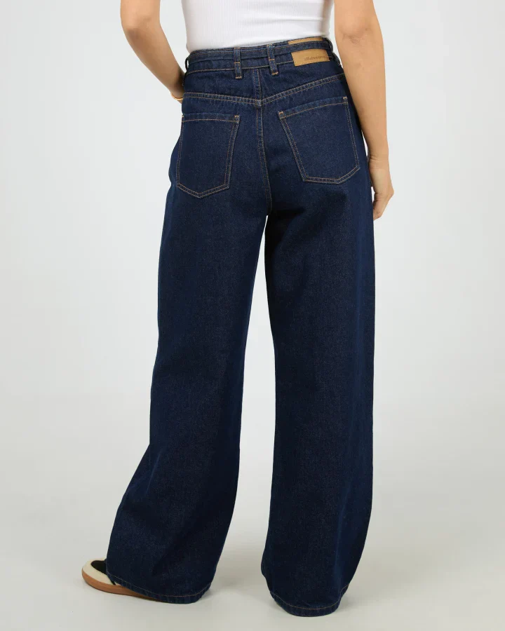 All About Eve - Gia High Rise Baggy - Indigo - Image 2