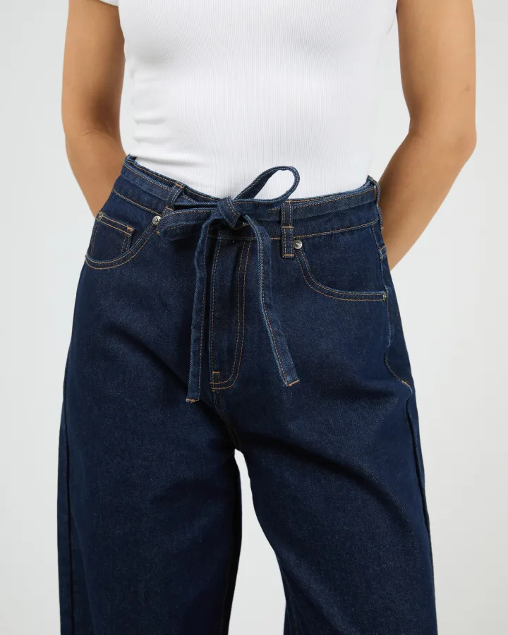 All About Eve - Gia High Rise Baggy - Indigo - Image 3