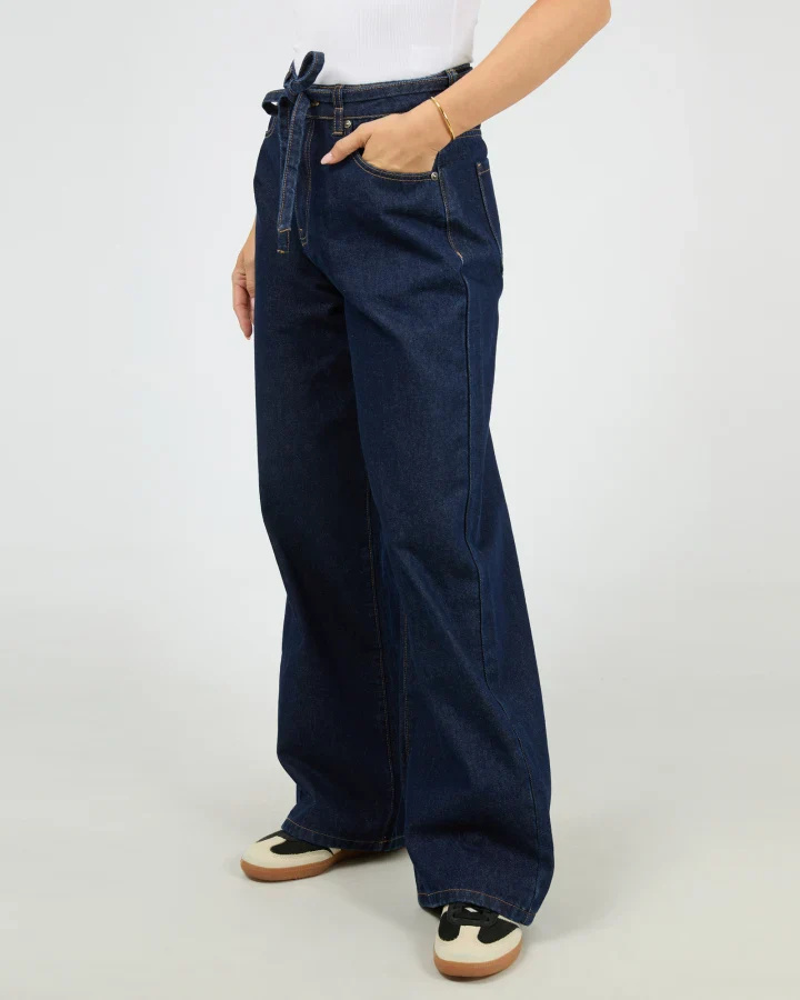 All About Eve - Gia High Rise Baggy - Indigo - Image 4