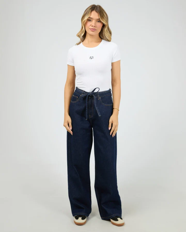 All About Eve - Gia High Rise Baggy - Indigo - Image 5