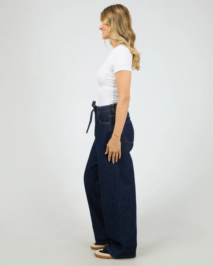 All About Eve - Gia High Rise Baggy - Indigo - Image 6