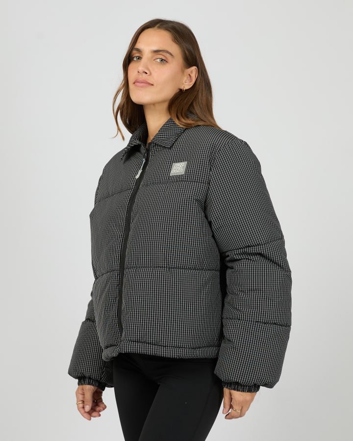 All About Eve - In Check Puffer - Check - Image 3