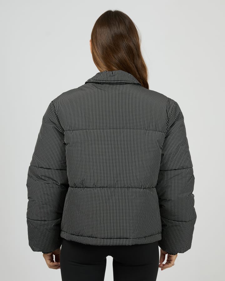 All About Eve - In Check Puffer - Check - Image 4