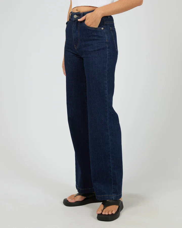 All About Eve - Jacqui Wide Leg - Indigo - Image 3