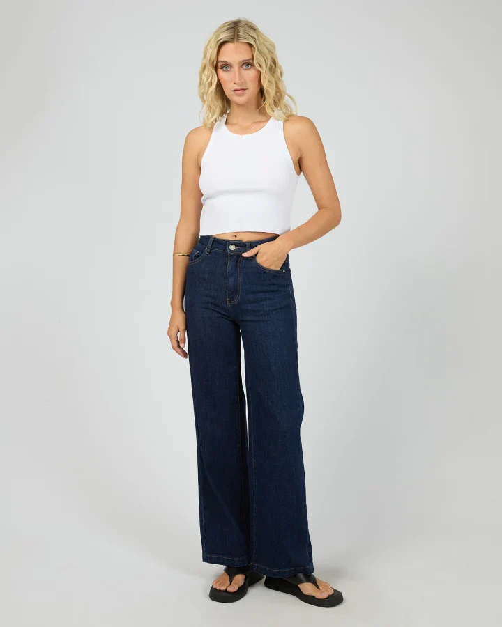 All About Eve - Jacqui Wide Leg - Indigo - Image 5