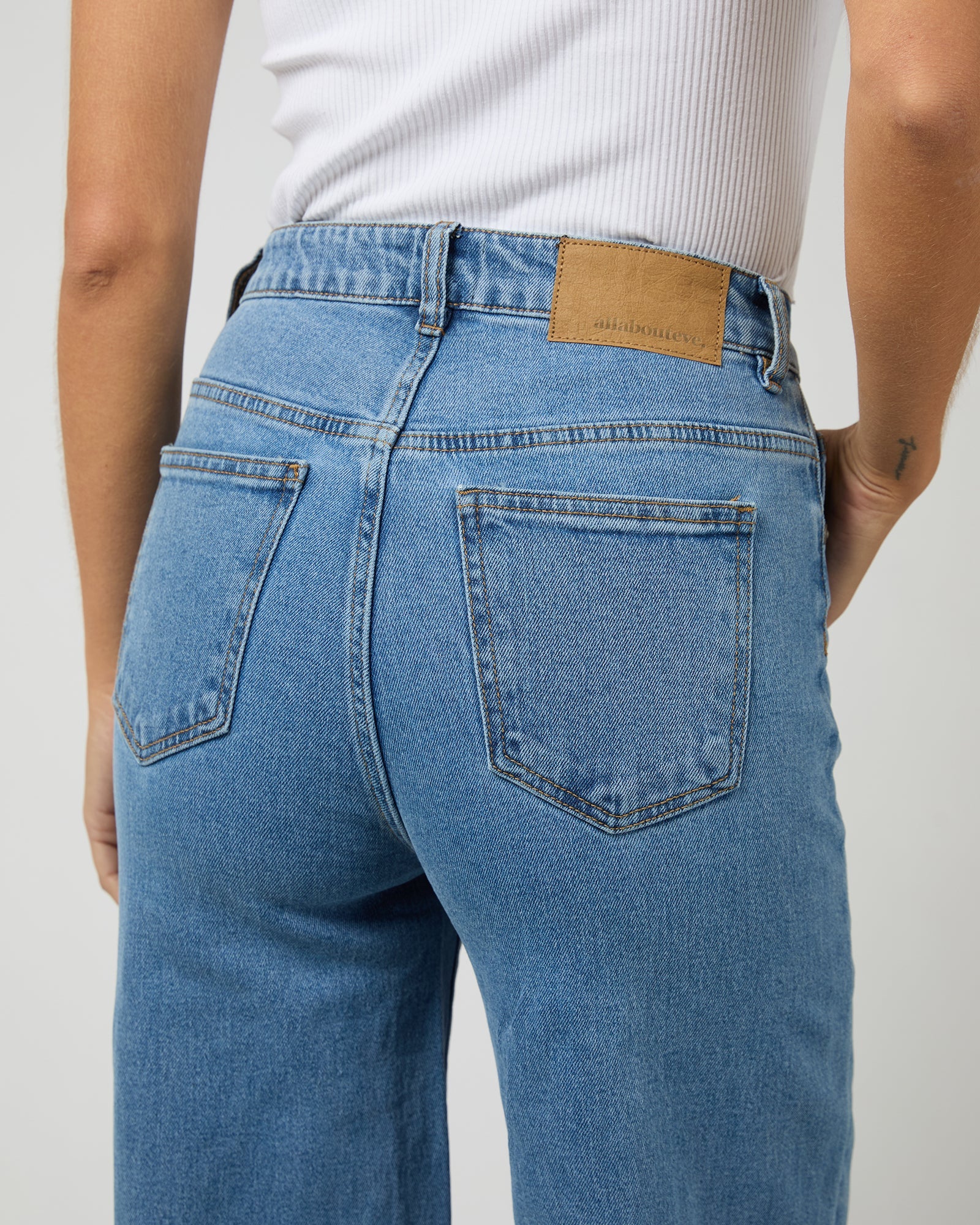 All About Eve - Jacqui Wide Leg - Light Blue - Image 4