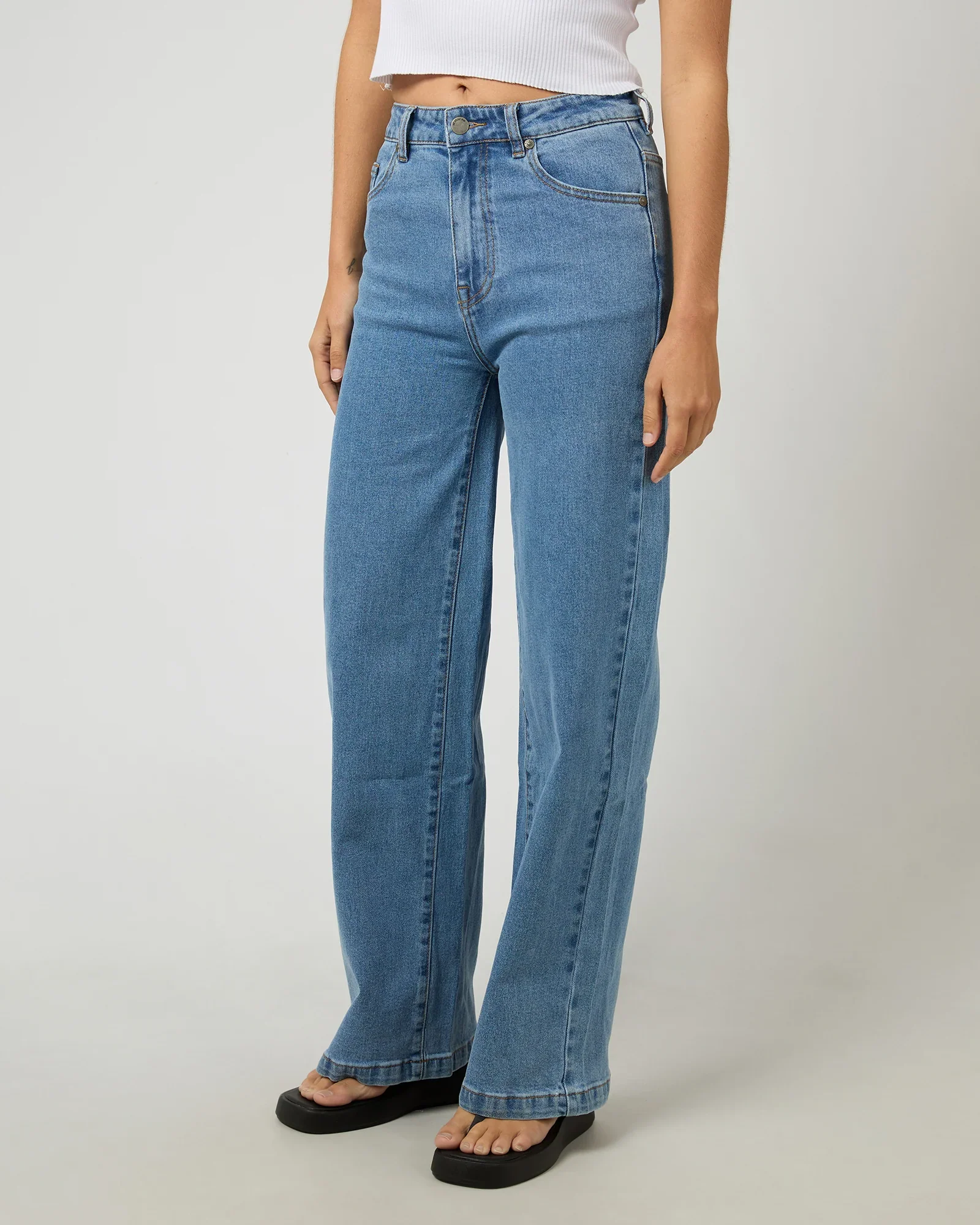 All About Eve - Jacqui Wide Leg - Light Blue - Image 5