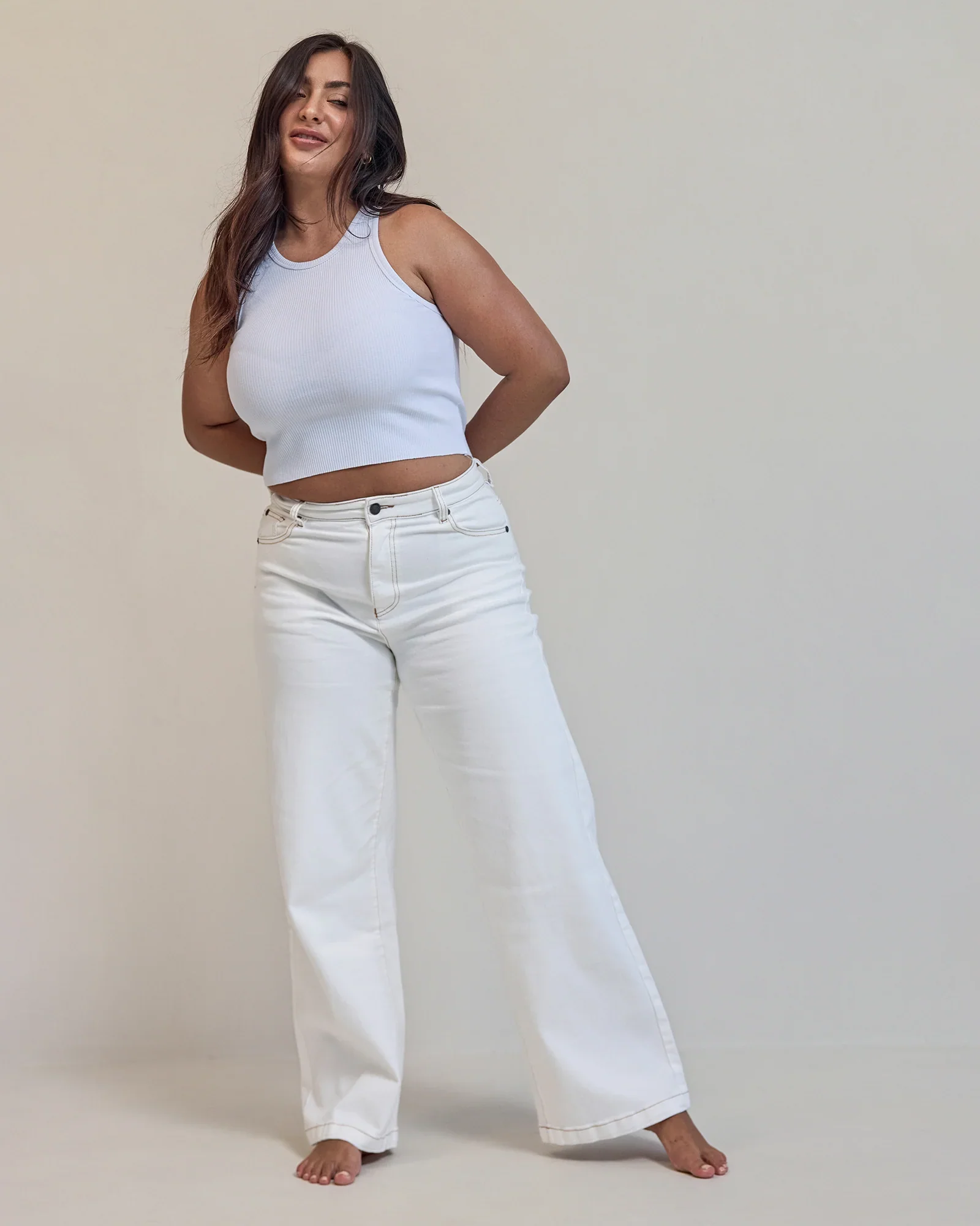 All About Eve - Jacqui Wide Leg - Vintage White