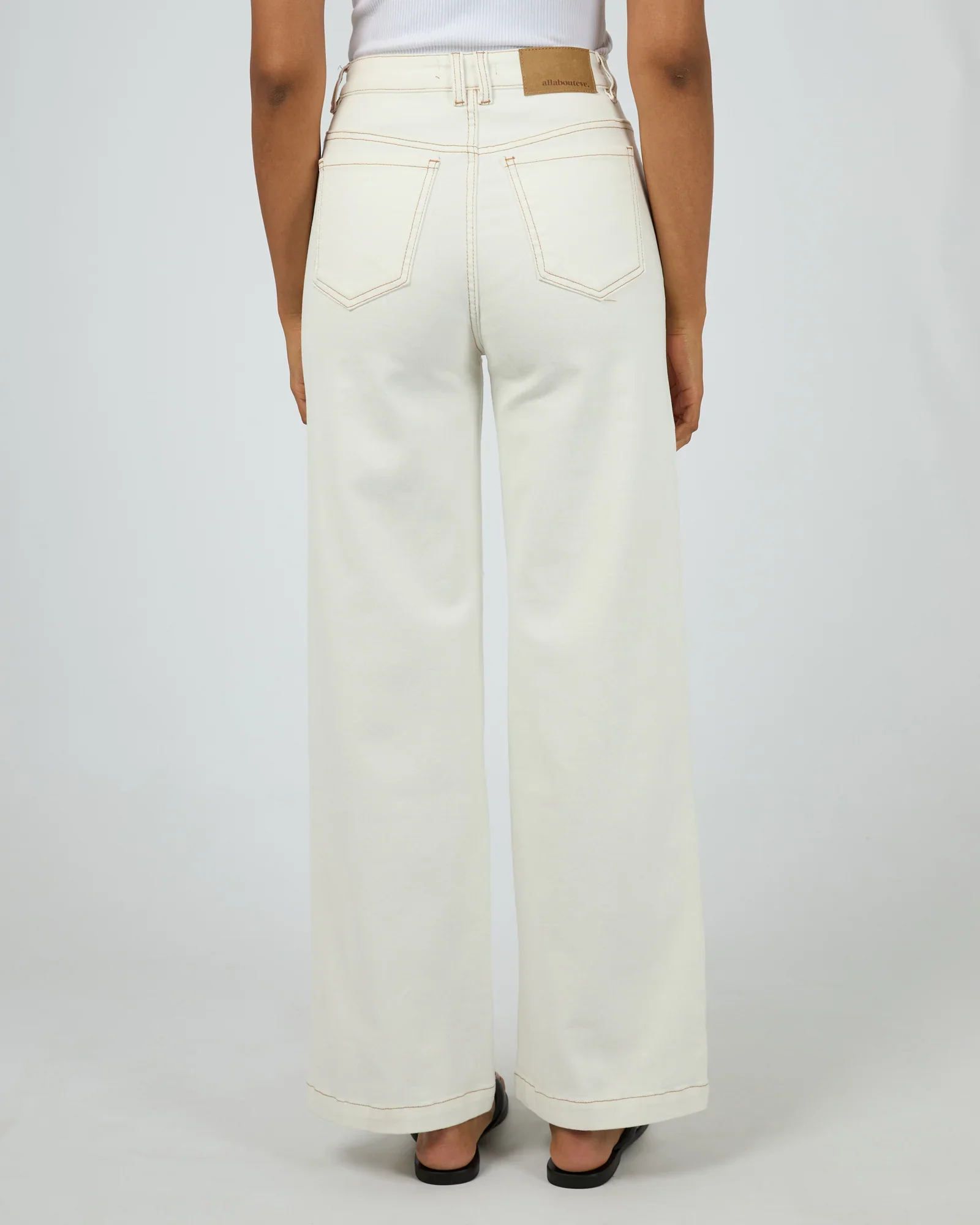 All About Eve - Jacqui Wide Leg - Vintage White - Image 5