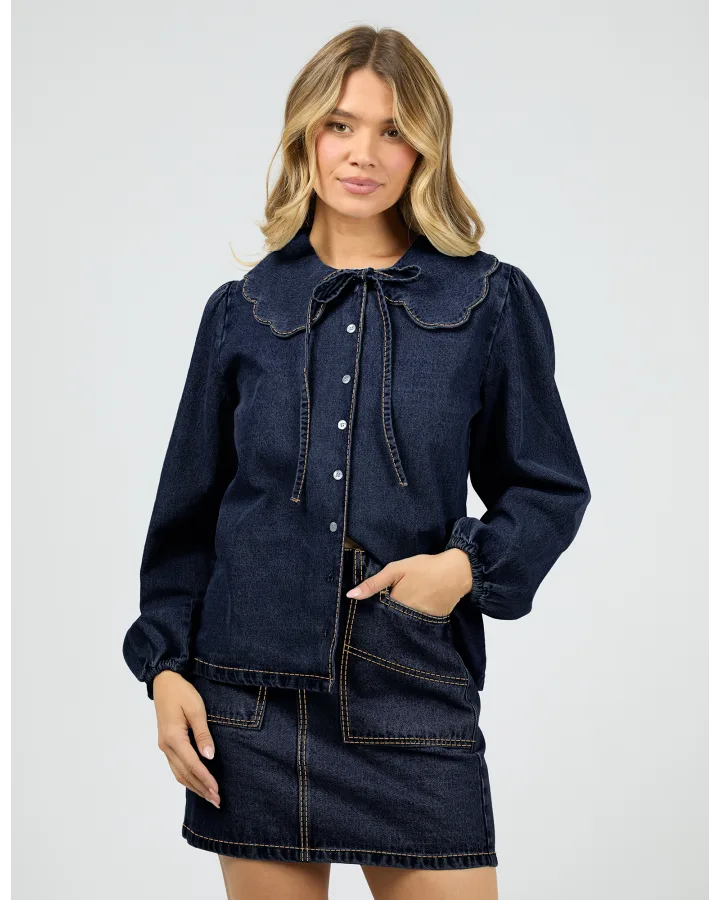 All About Eve - Lou Denim Top