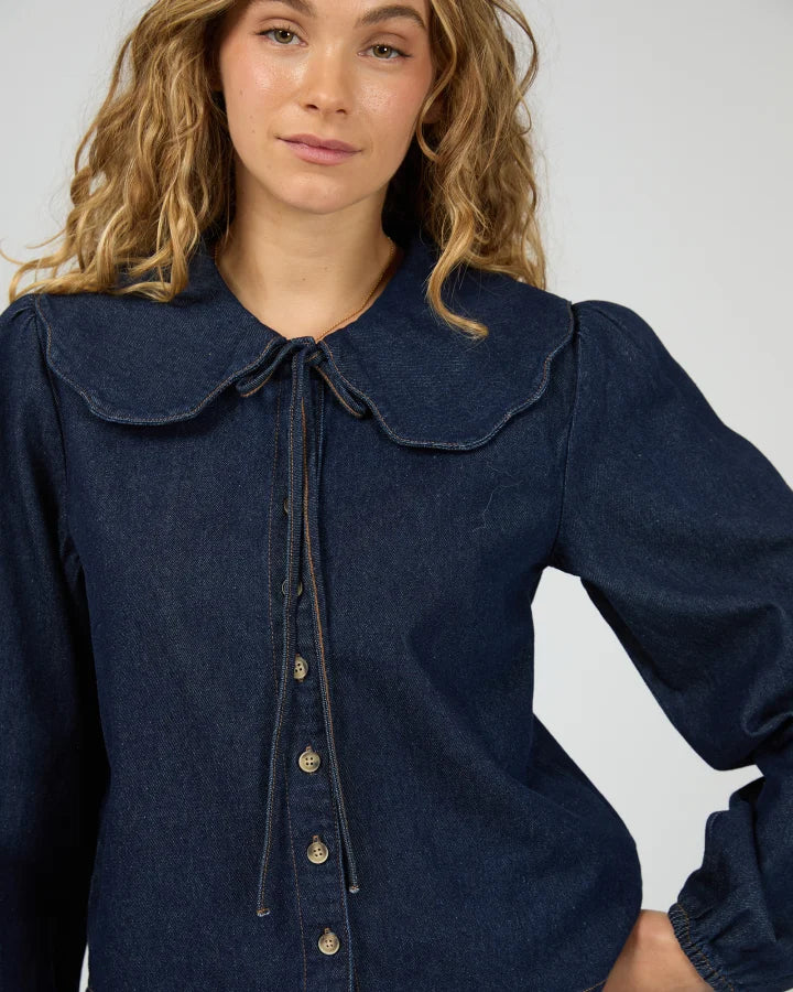 All About Eve - Lou Denim Top - Image 2