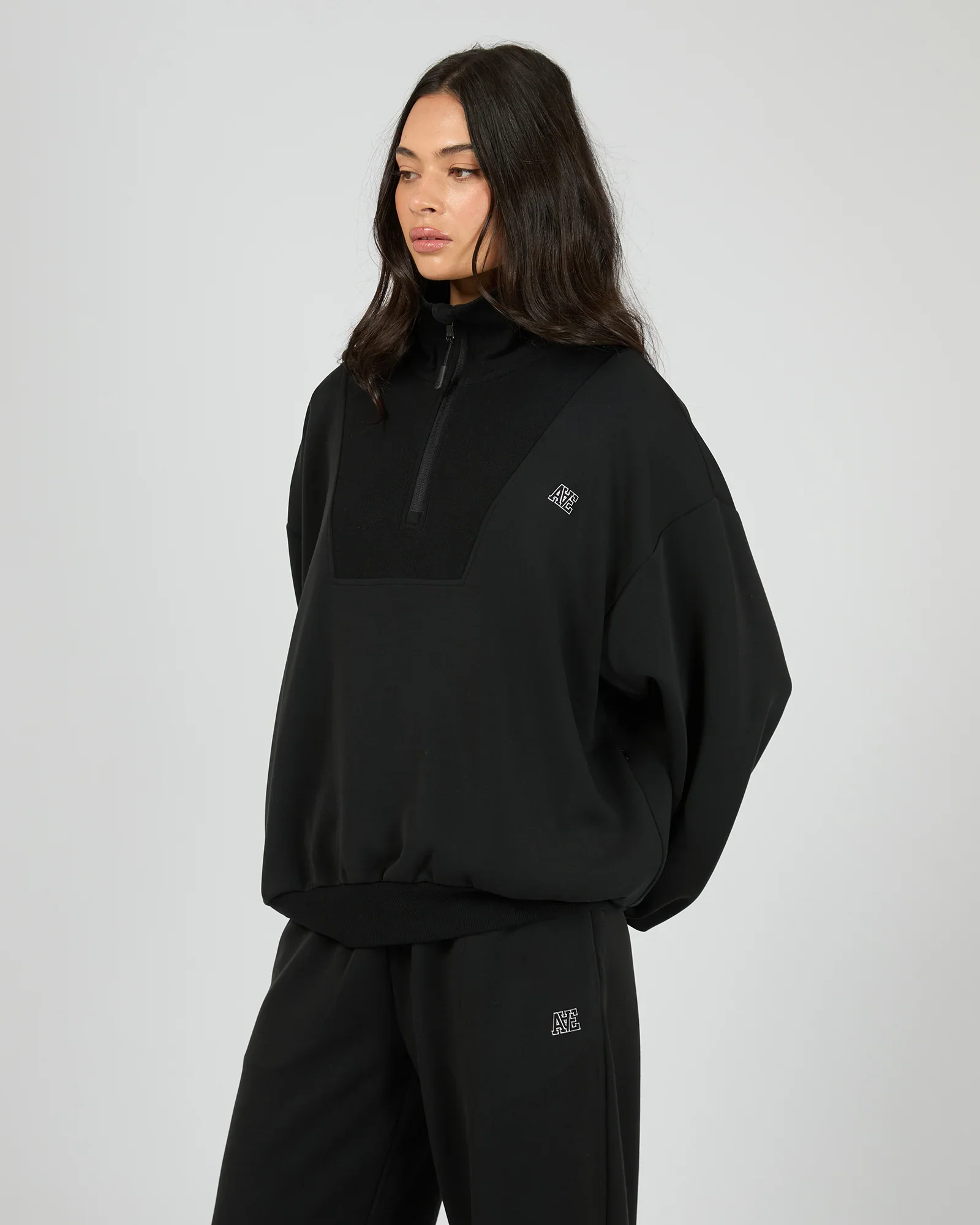 All About Eve - Luxe Active 1/4 Zip - Black
