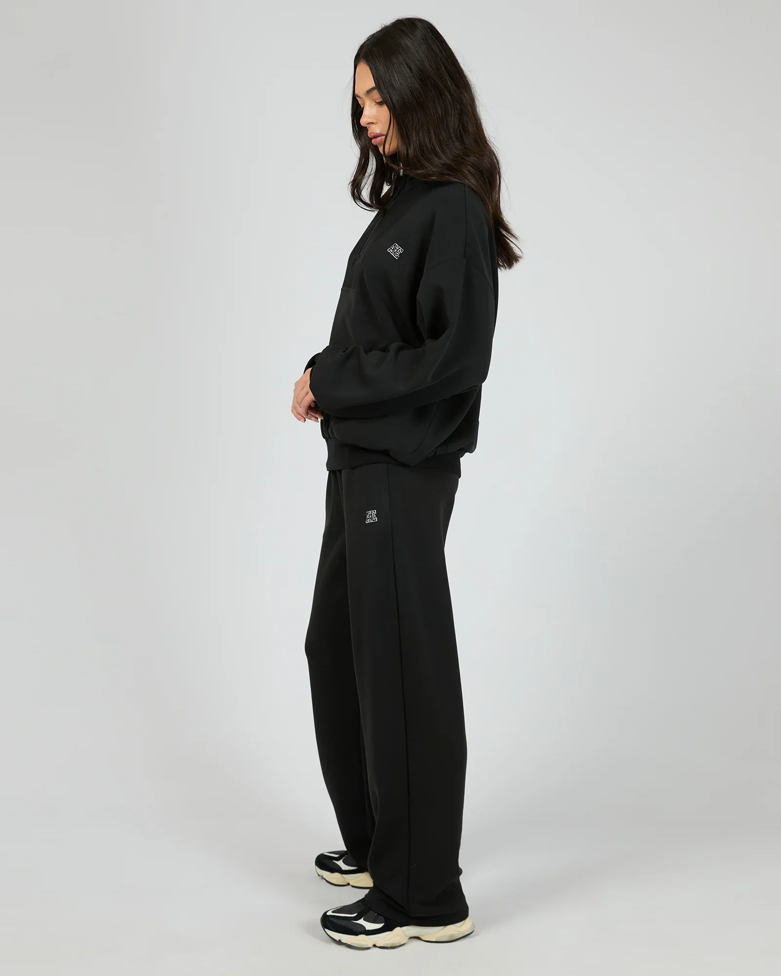 All About Eve - Luxe Active 1/4 Zip - Black - Image 2