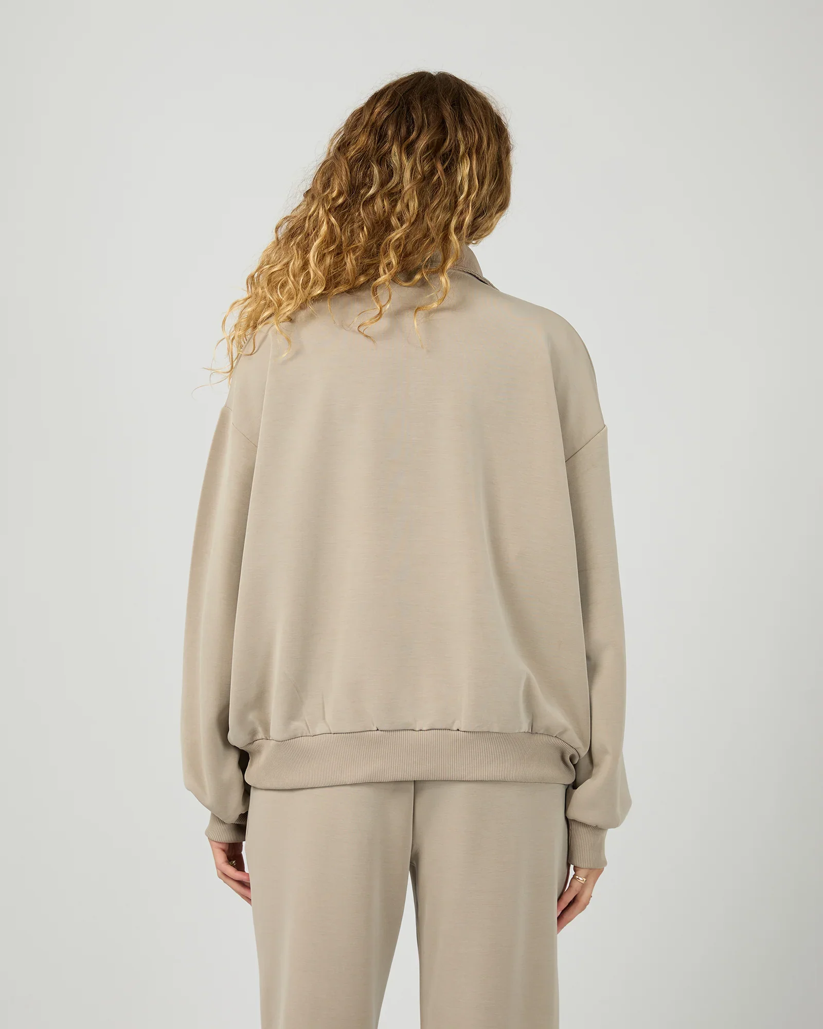 All About Eve - Luxe Active 1/4 Zip - Stone - Image 5