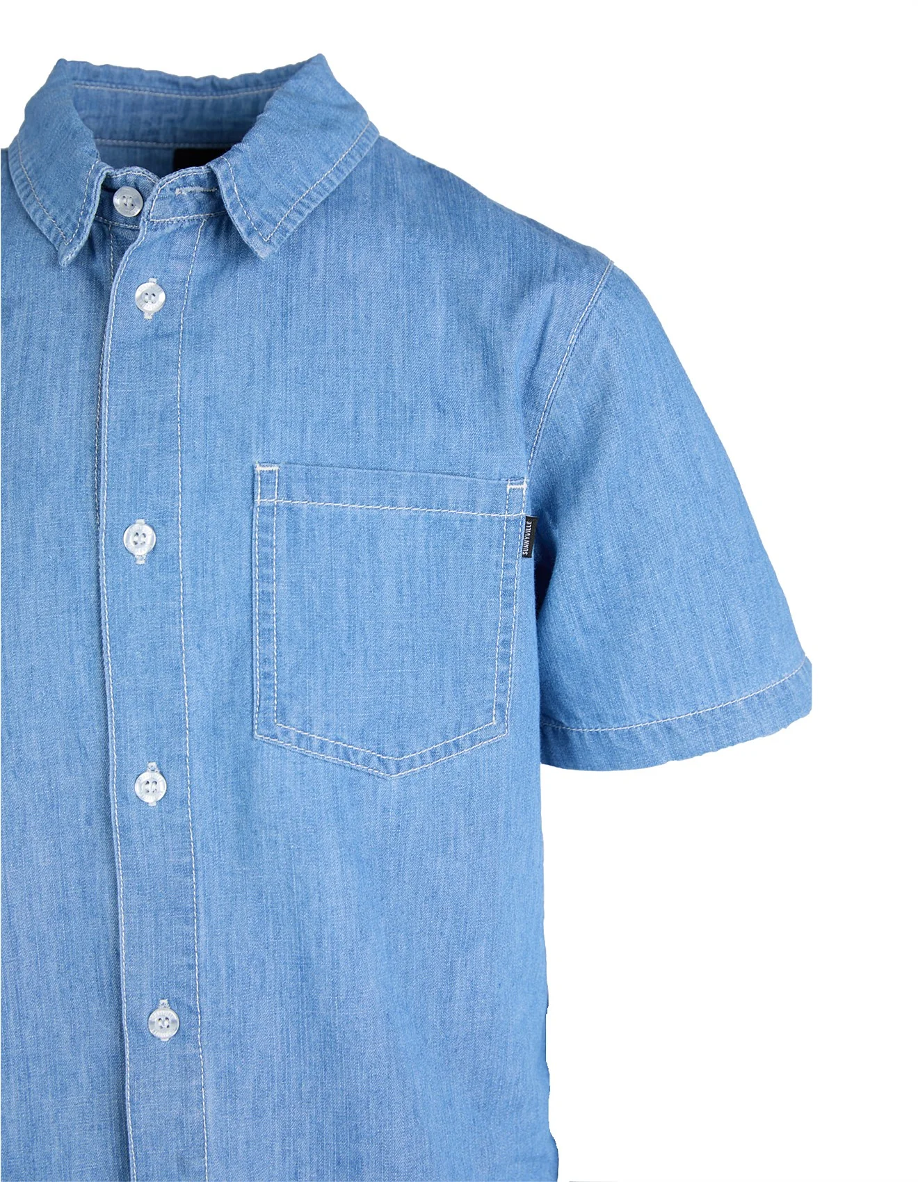 Sunnyville - Montery Shirt - Denim - Kids Size 8-14 - Image 2