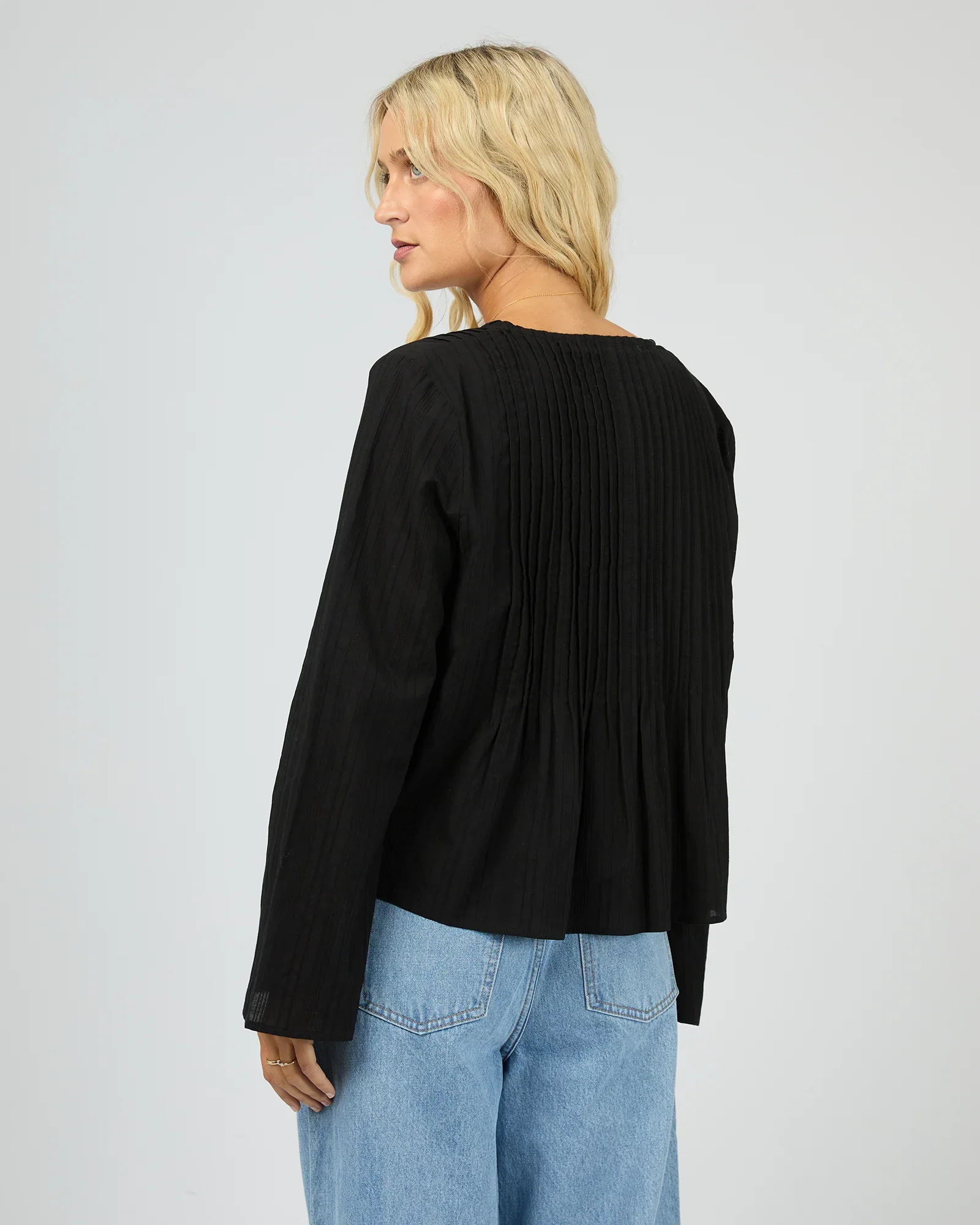 All About Eve - Nyxie Ruffle Top - Black - Image 6