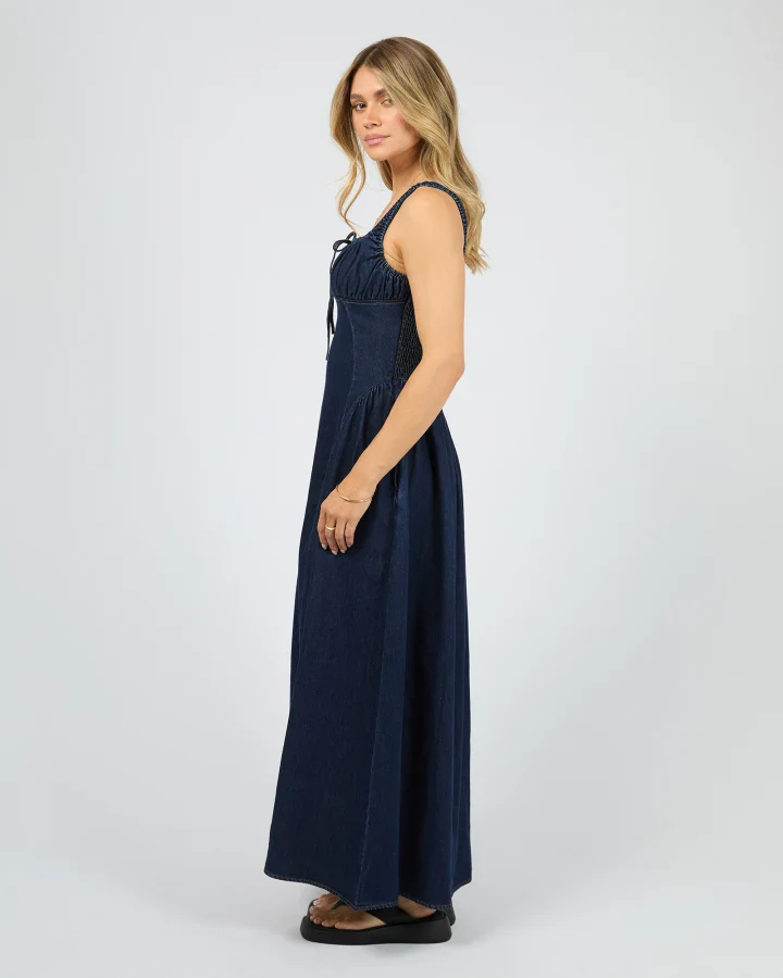 All About Eve - Poppy Denim Dress - Indigo - Image 4