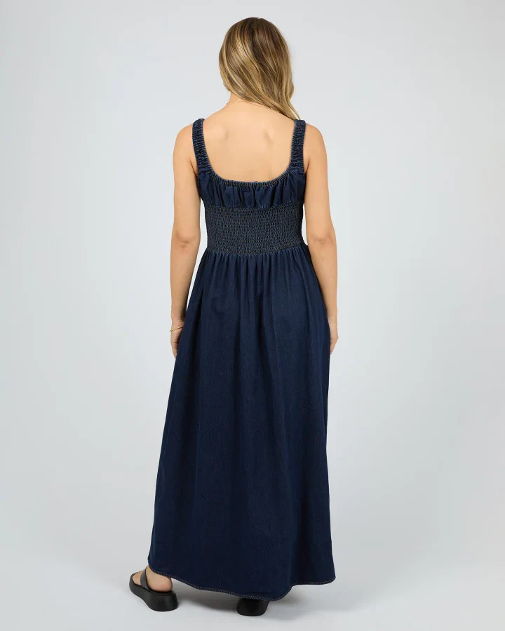 All About Eve - Poppy Denim Dress - Indigo - Image 5