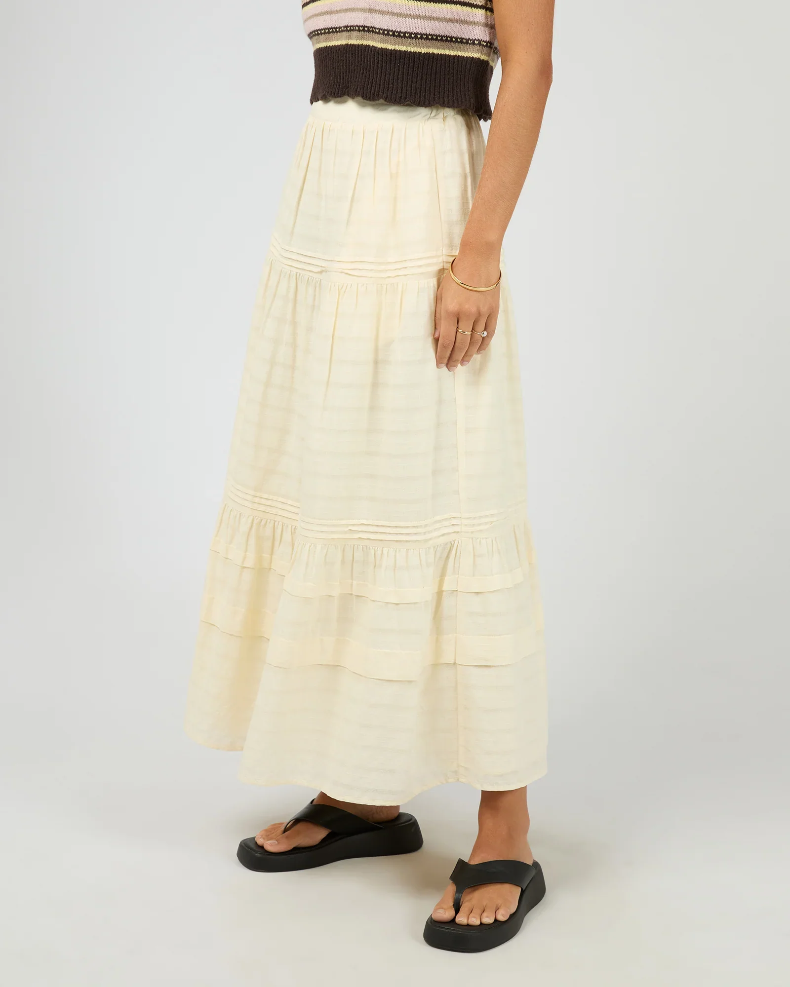 All About Eve - Shayan Maxi Skirt - Yellow - Image 2