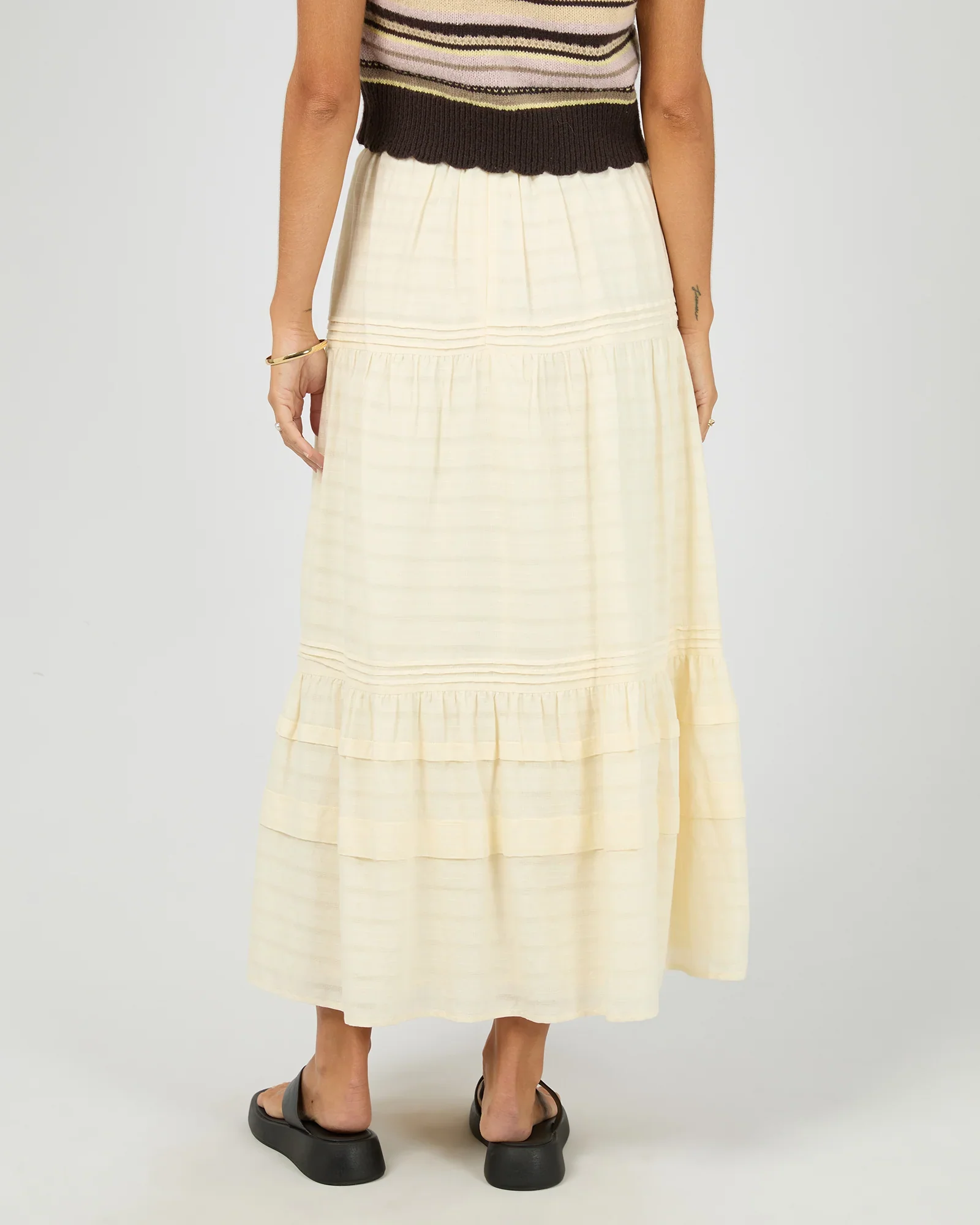 All About Eve - Shayan Maxi Skirt - Yellow - Image 3