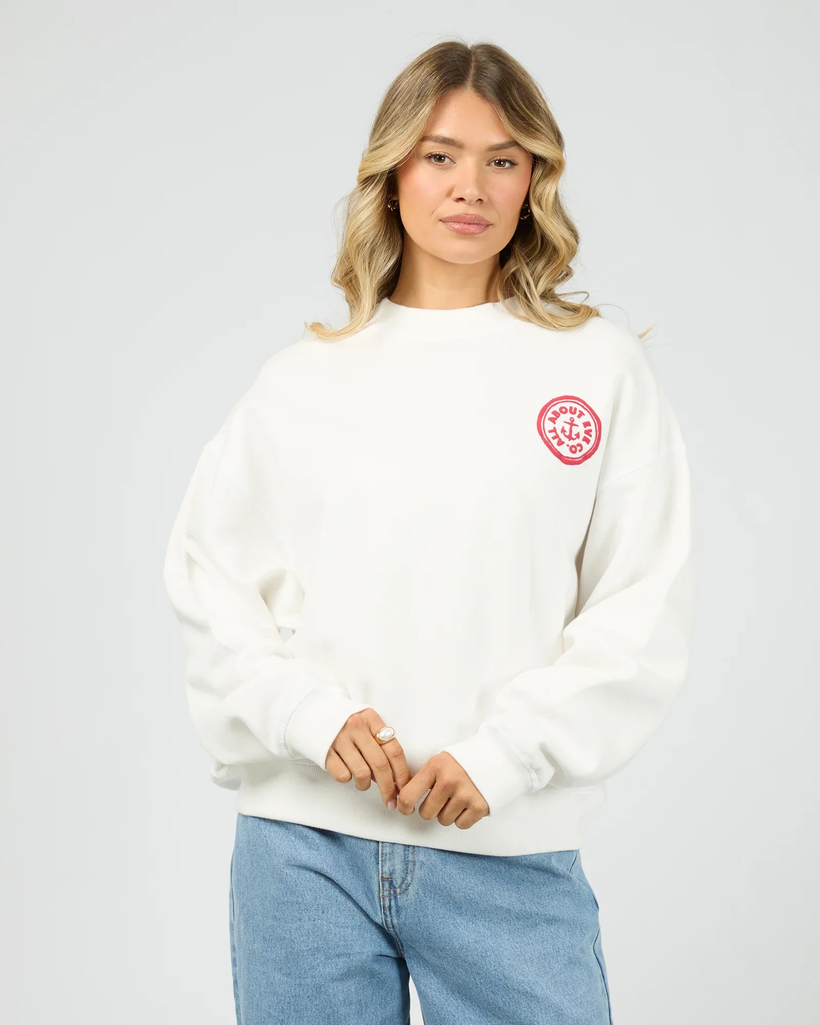 All About Eve - Skipper Box Crew - Vintage White - Image 4