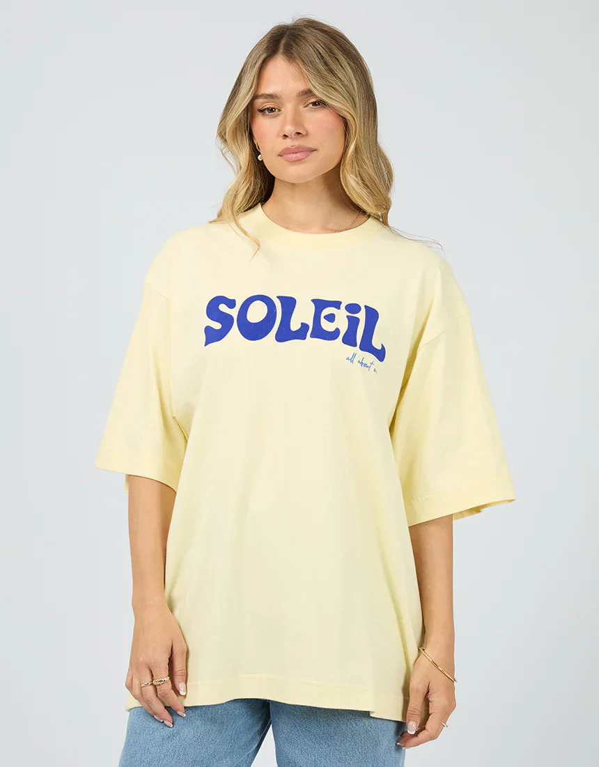 All About Eve - Soleil Oversized Tee Yellow