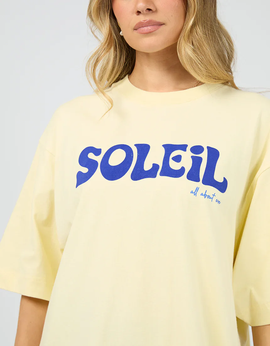 All About Eve - Soleil Oversized Tee Yellow - Image 2
