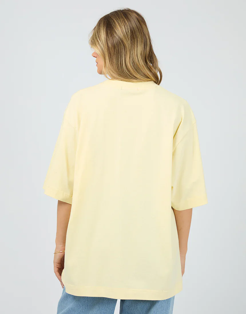 All About Eve - Soleil Oversized Tee Yellow - Image 4
