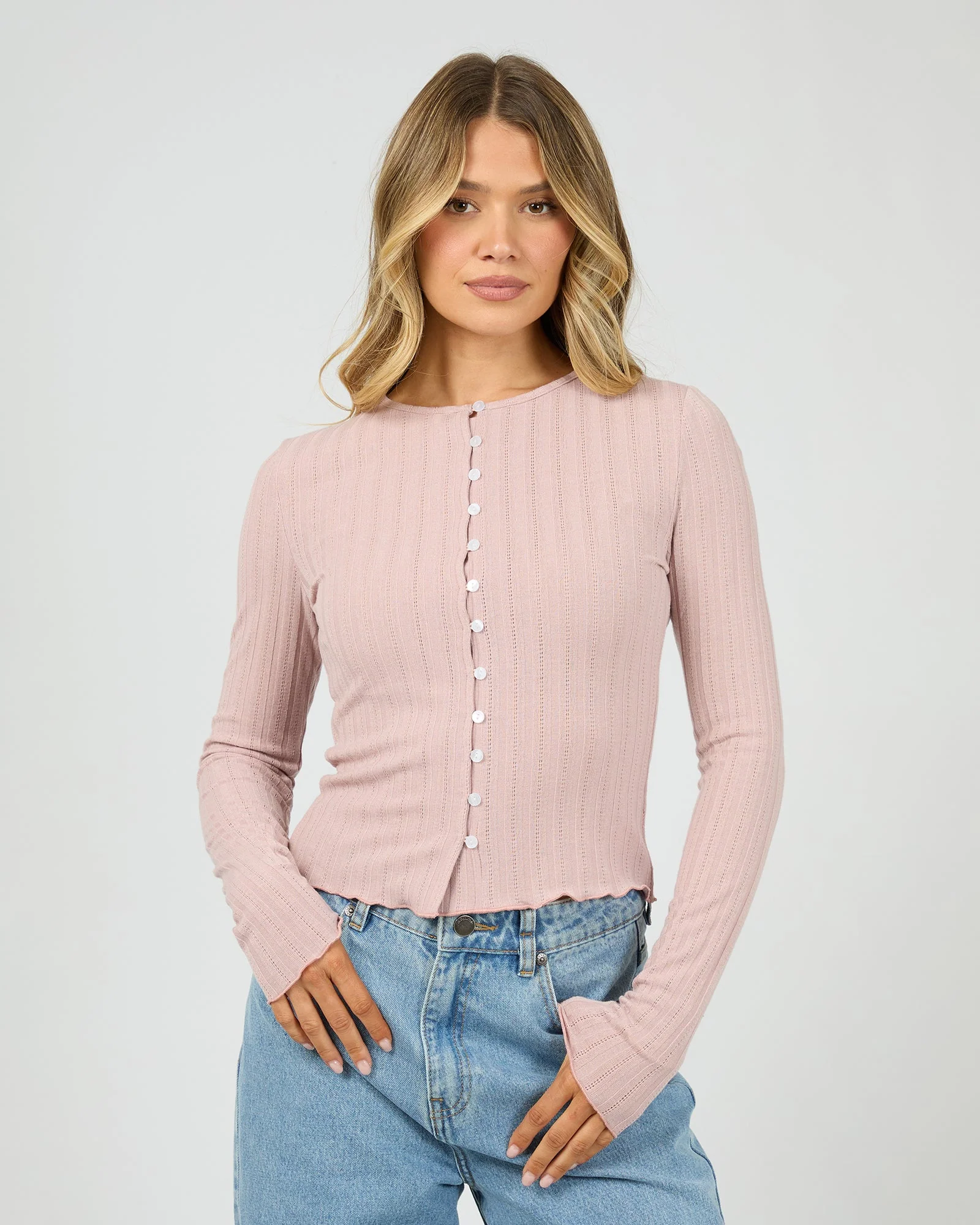 All About Eve - Tarni Knit Top - Fawn - Image 4