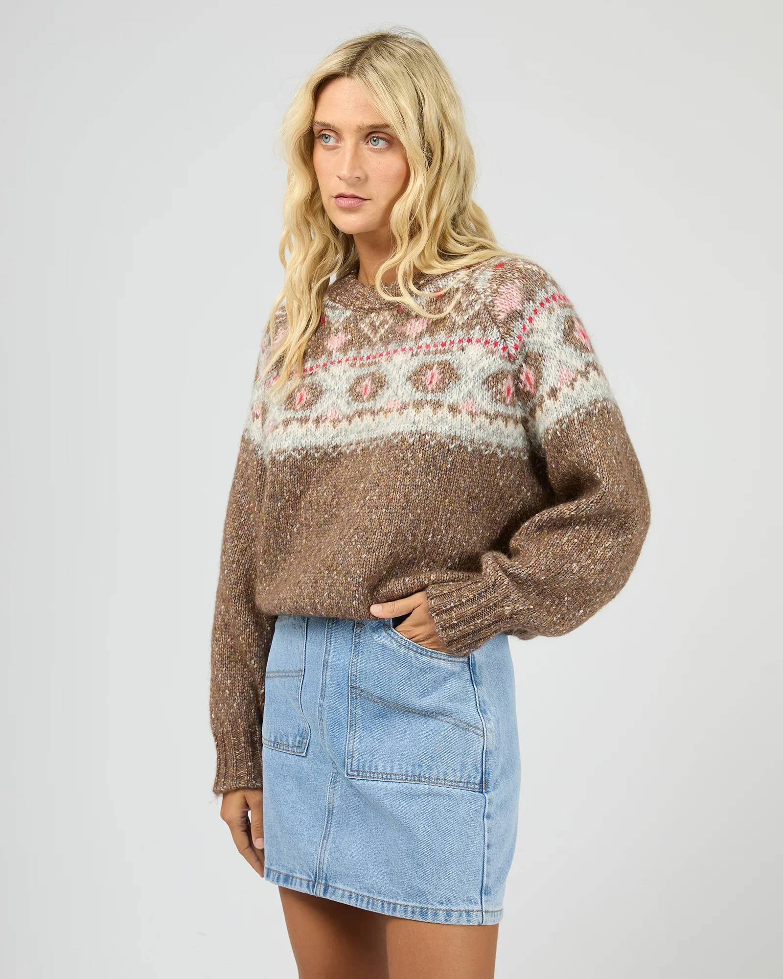 All About Eve - Tiva Knit - Mocha - Image 2