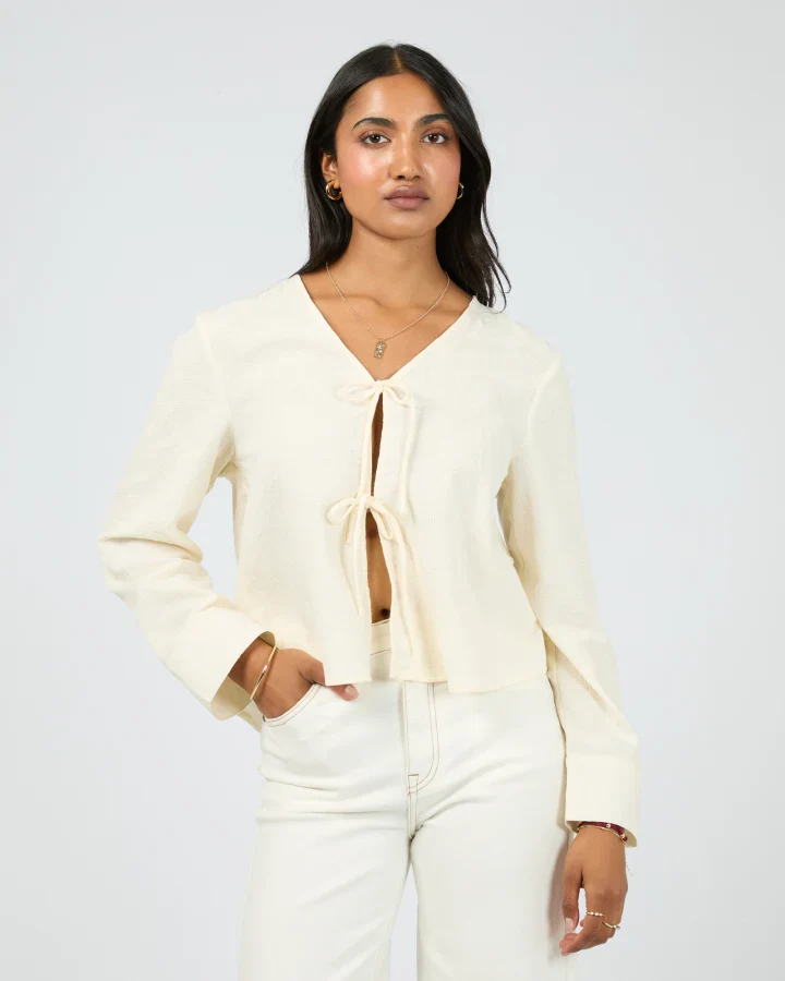 All About Eve - Tropica Tie Shirt - Yellow - Image 5